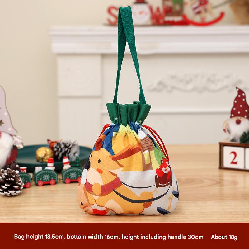 Flannel cartoon apple bag Elk
