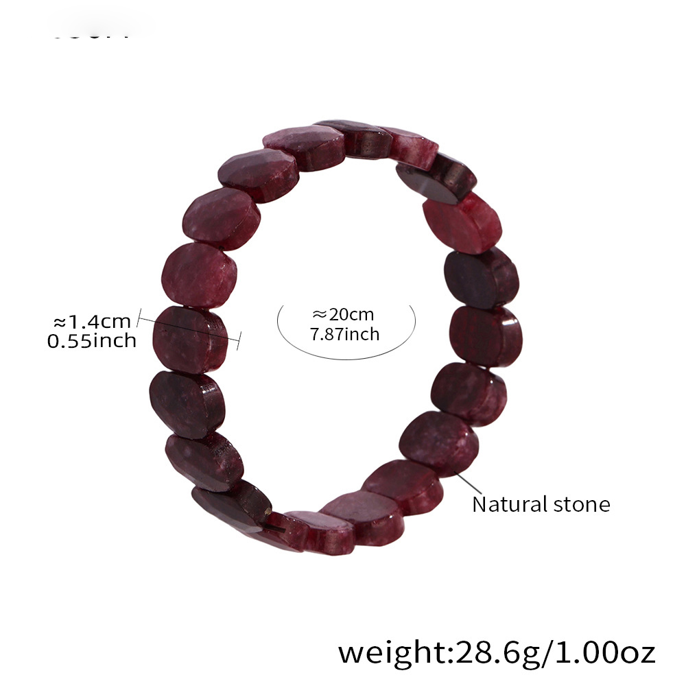 E656-dark purple bracelet