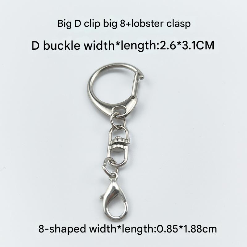 Large d clip large 8 lobster clasp