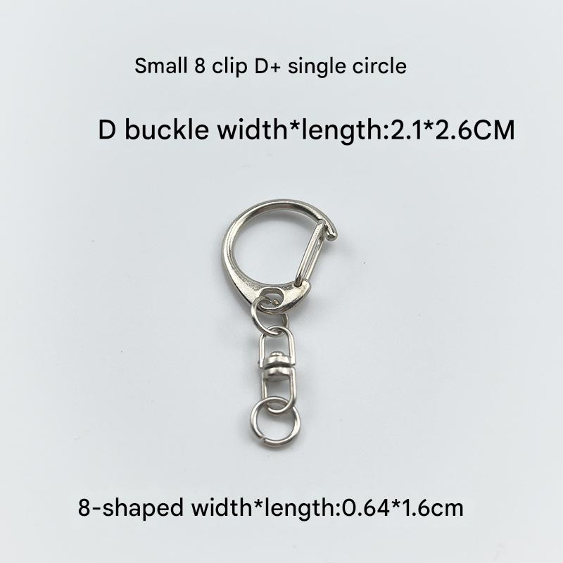 Small 8 clip medium d single circle