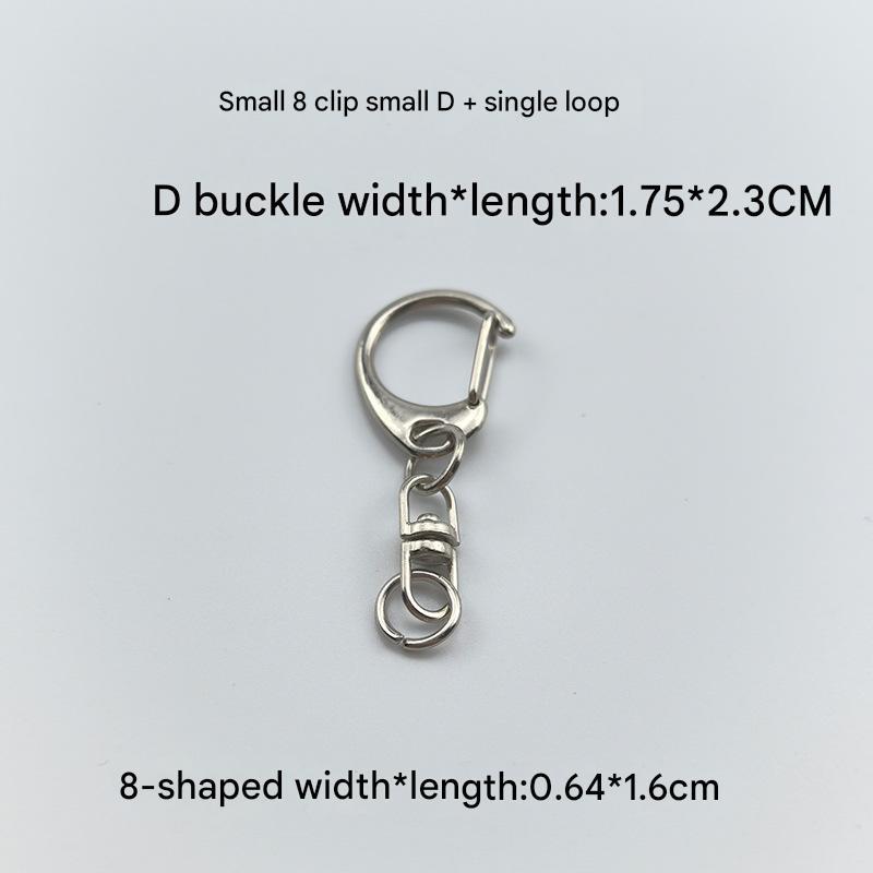 Small 8 clip small d single circle