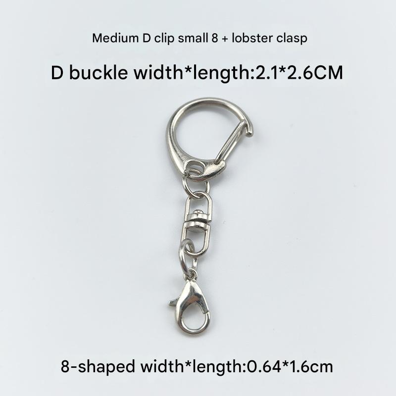 Medium d clip small 8 lobster clasp