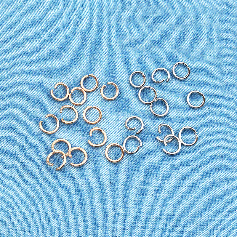 1.2x8 silver open ring 1000 pieces per pack