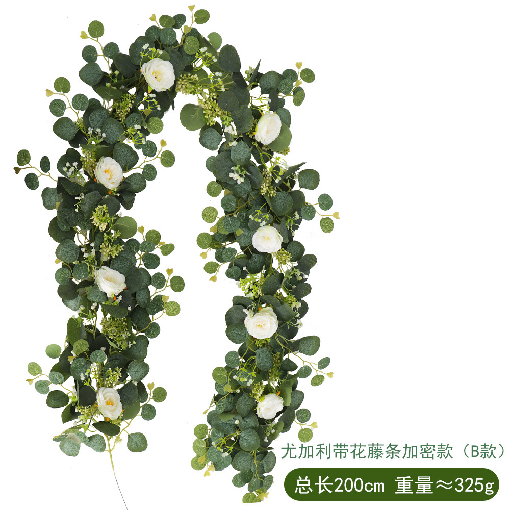 148 head Eucalyptus rattan encryption B white