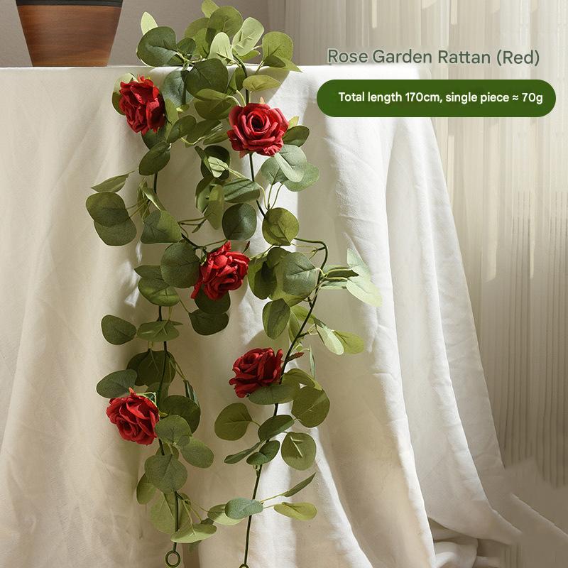Rose Garden Rattan C Red