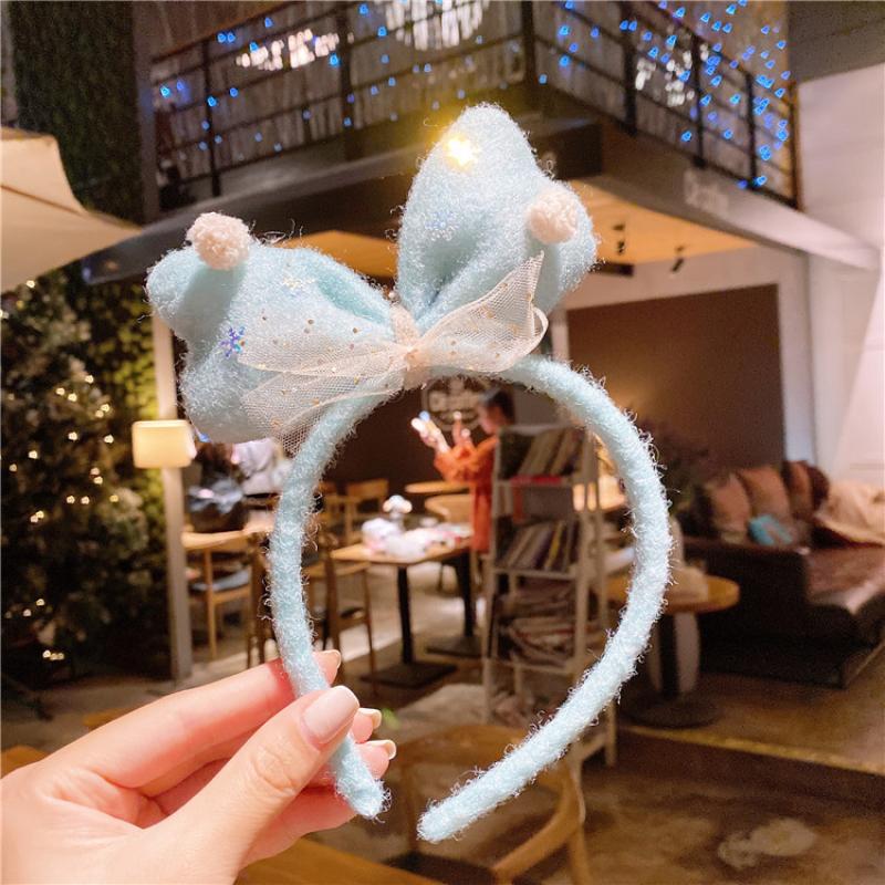 5. Blue bow hairband