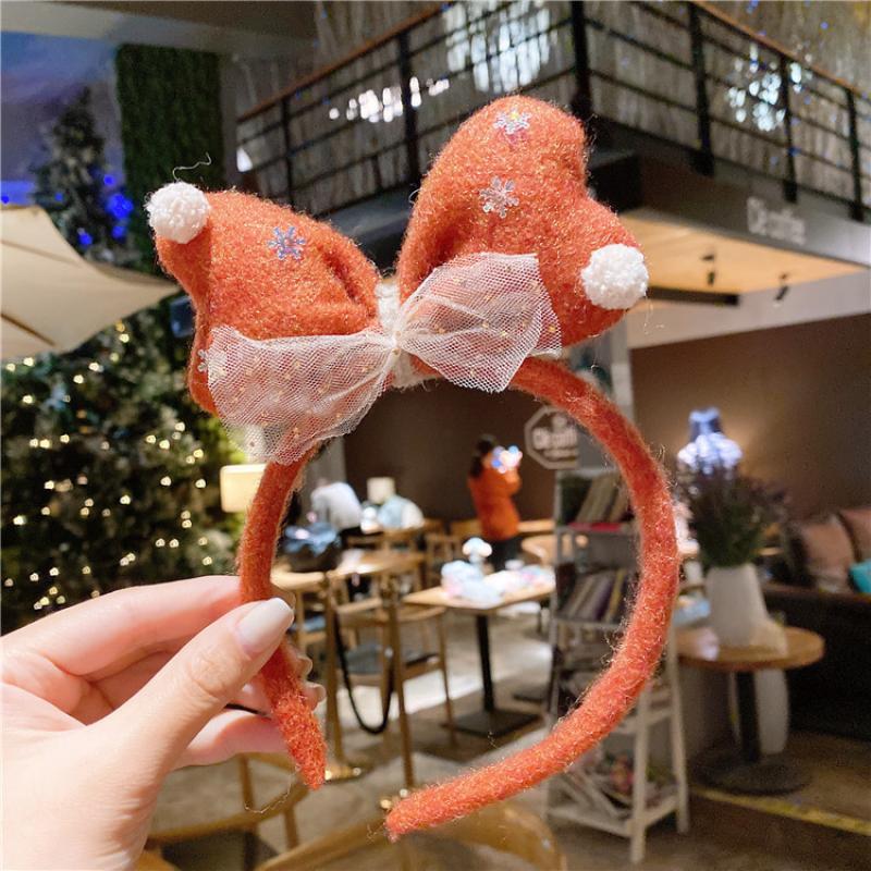6. Orange Bow Headband