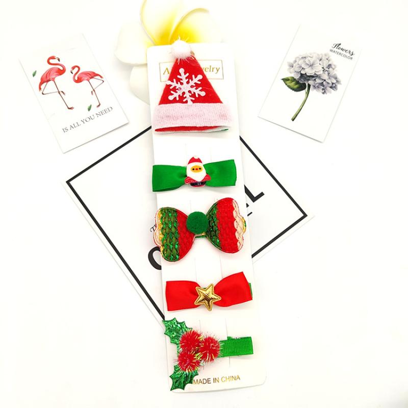 6. Christmas hat set of 5