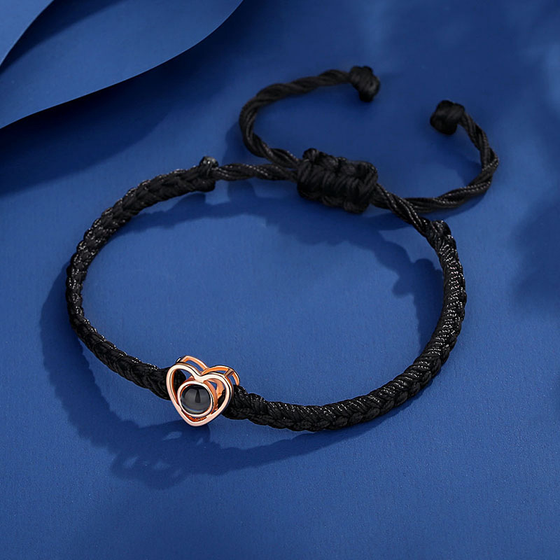 Black rope   Rose Gold