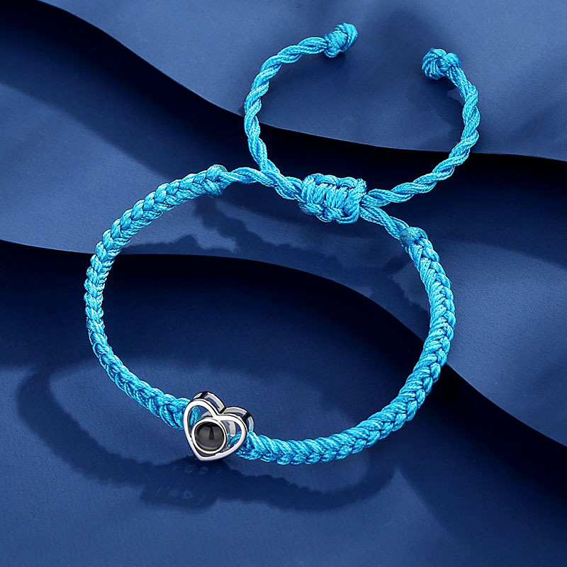 Blue rope   White Gold