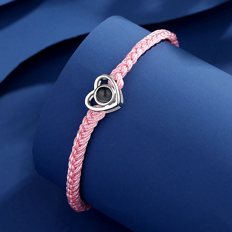 Pink rope   White Gold