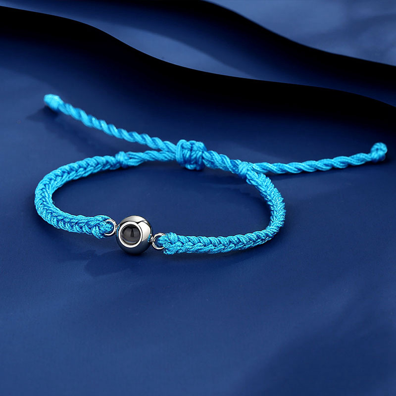 Blue rope   White Gold