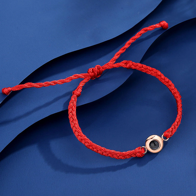 Red rope   Rose Gold