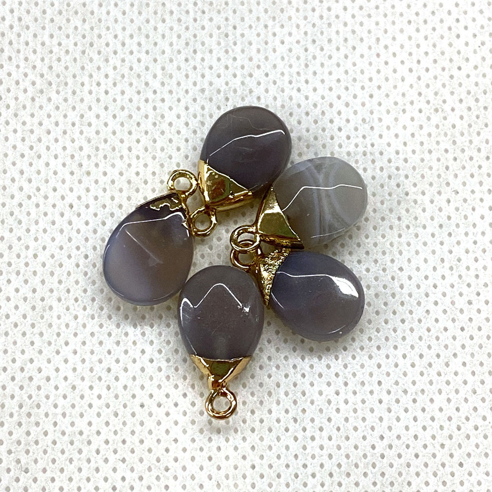 Grey agate gold