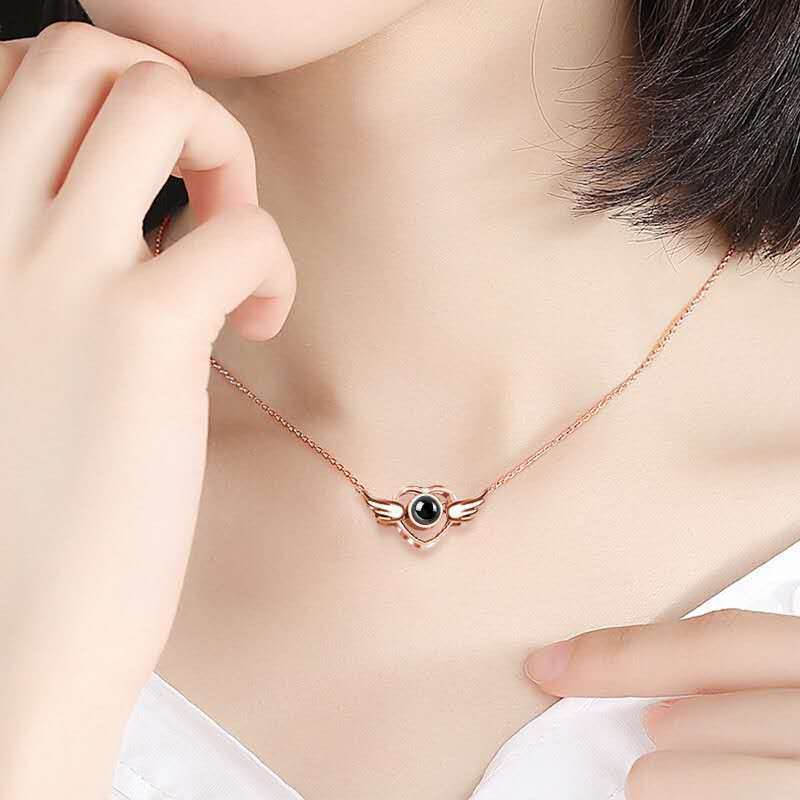Wings Heart [Rose Gold]]