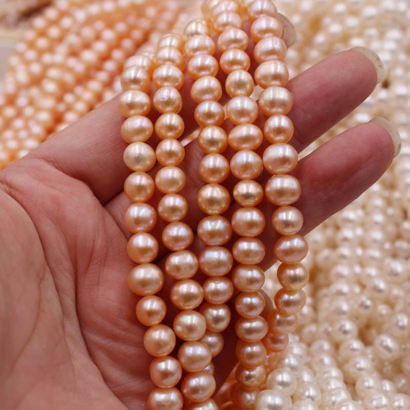 Natural pink eggs with round flaws