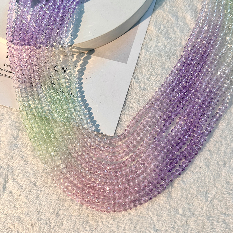 Gradient purple pink Green
