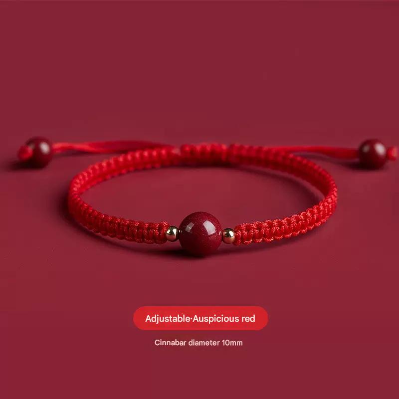 Zhu Sha hand rope [auspicious red]]