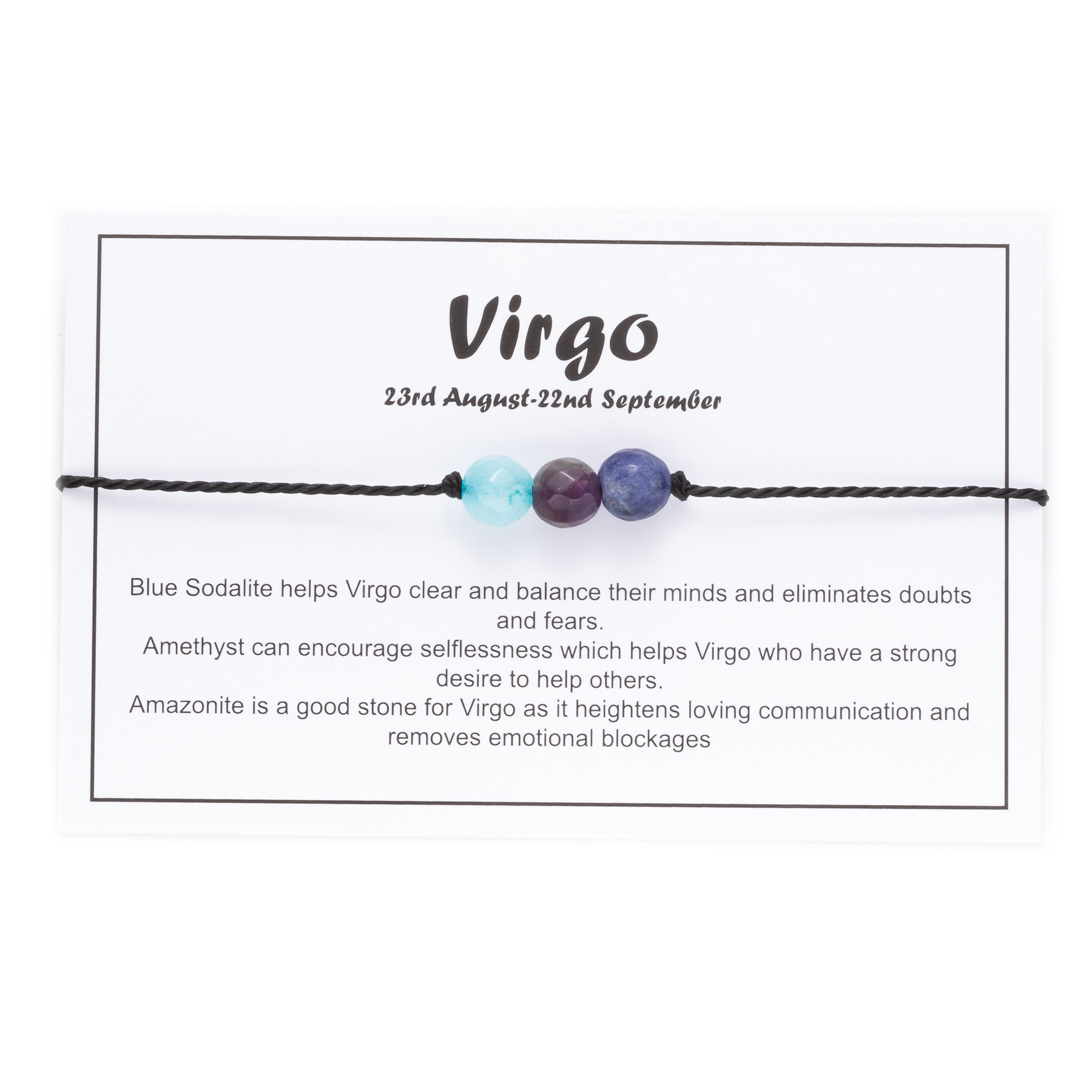 Virgo (with card)
