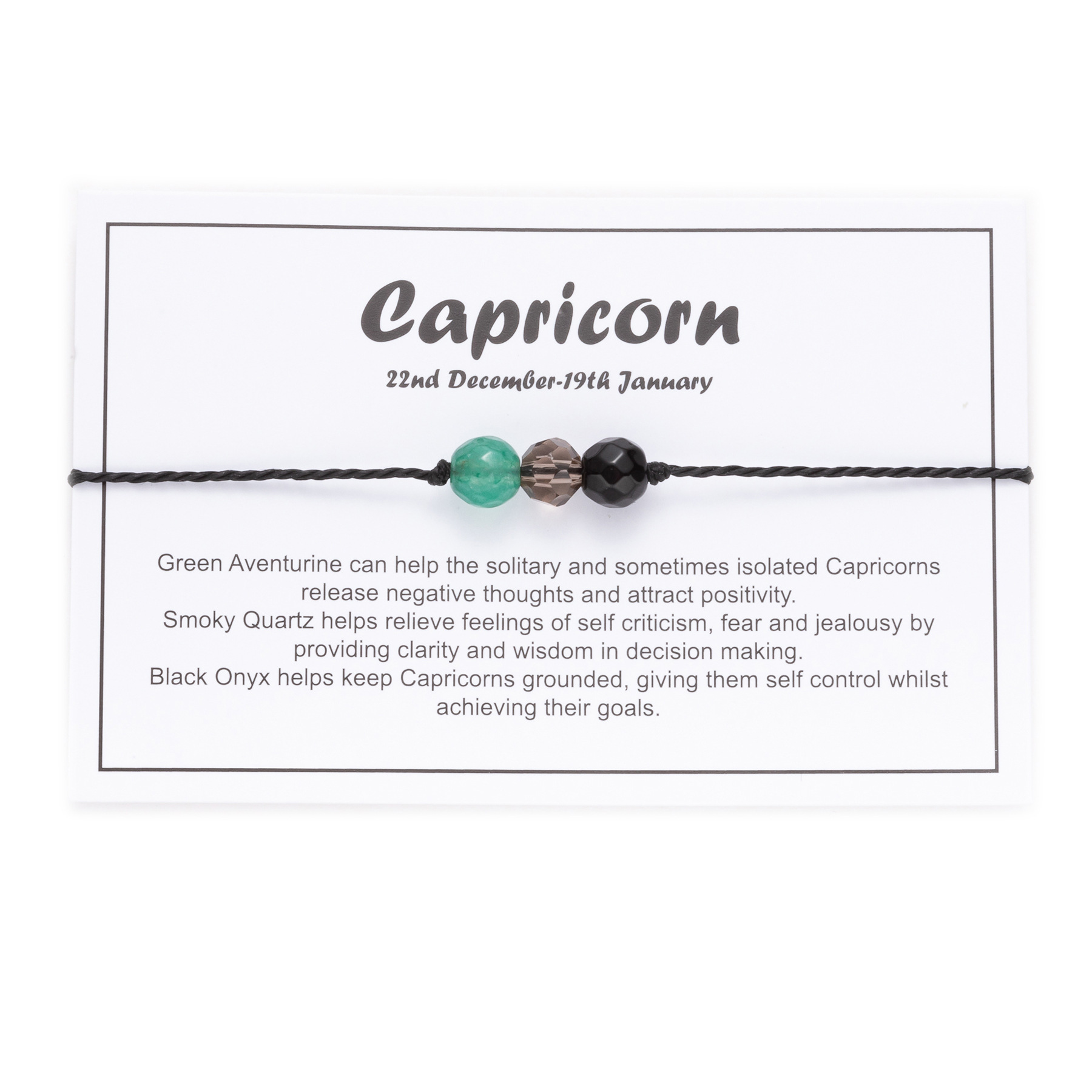Capricorn (with card)