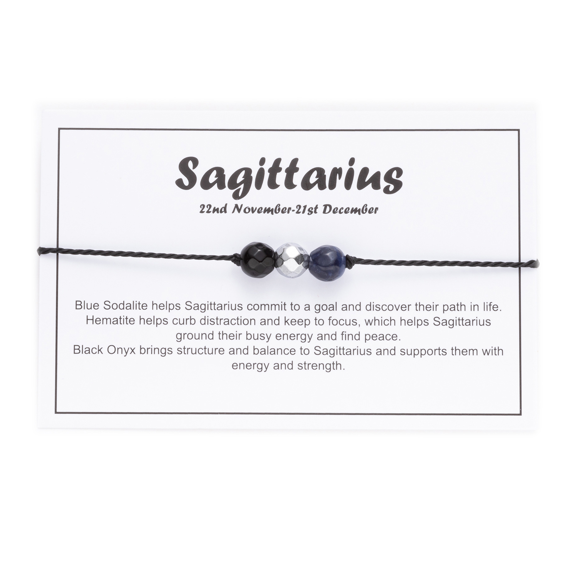 Sagittarius (with card)