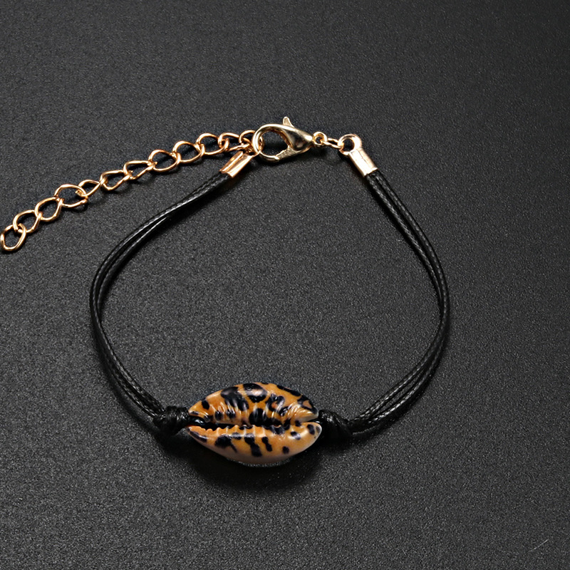 White Shell Leopard Print