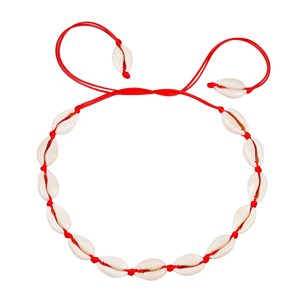 Shell Pendant-Red Line