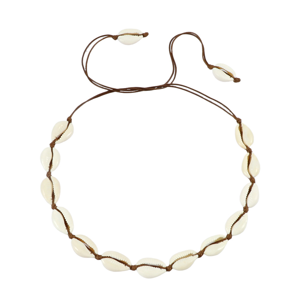 Shell Pendant-Brown Line