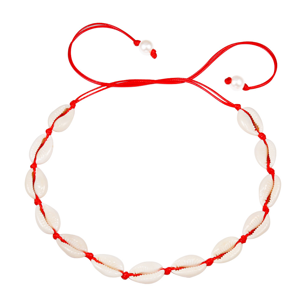 Pearl Pendant-Red Line
