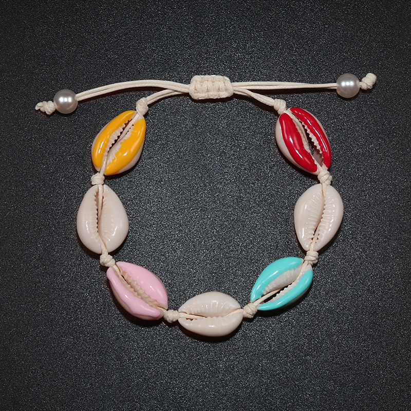 Big Red Yellow blue bracelet