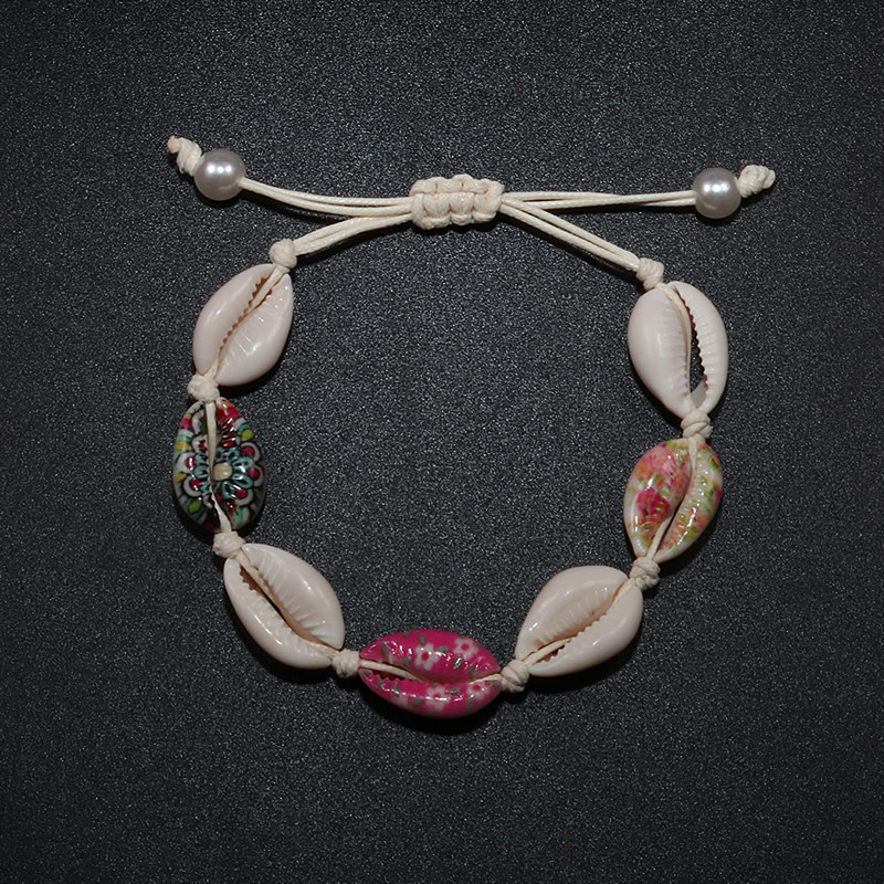 Three-color small flower bracelet