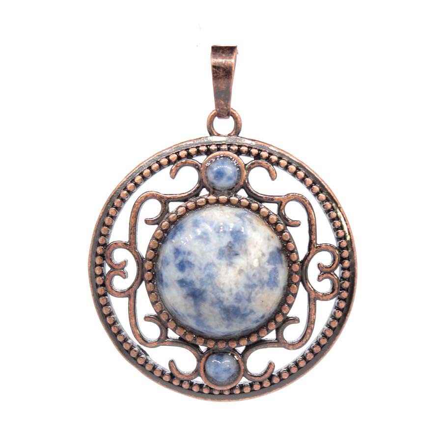 Blue dot stone