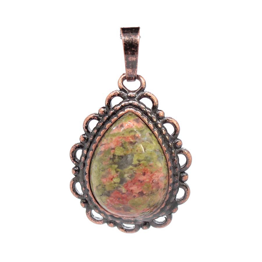 Flower green stone