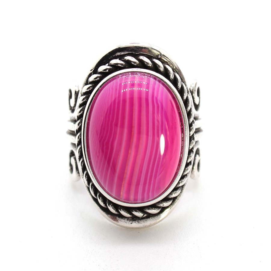 Rose red agate