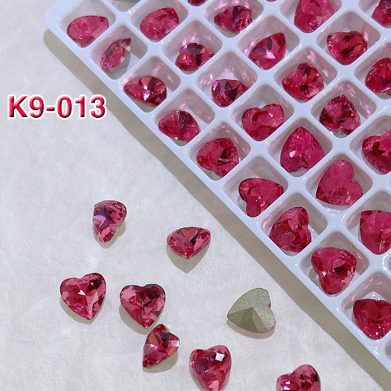 K9-013 [Peach Heart 6*6mm]]