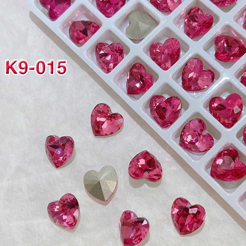 K9-015 [Peach Heart 8*8mm]]