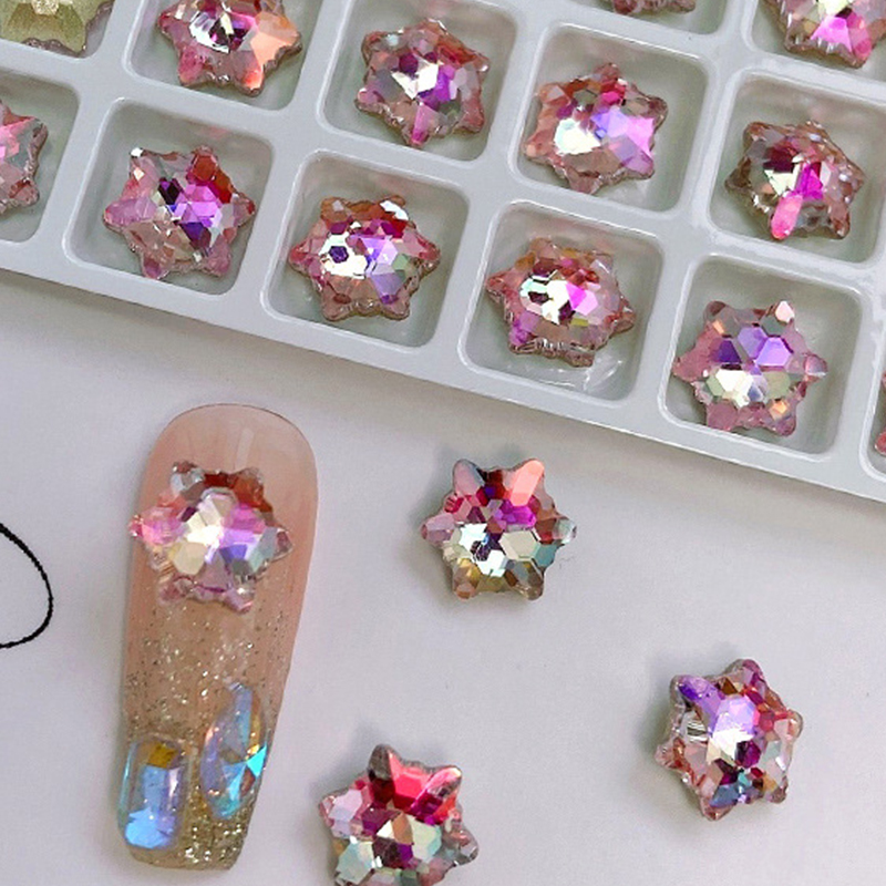 02 Colorful Powder [Snowflake 8MM]]