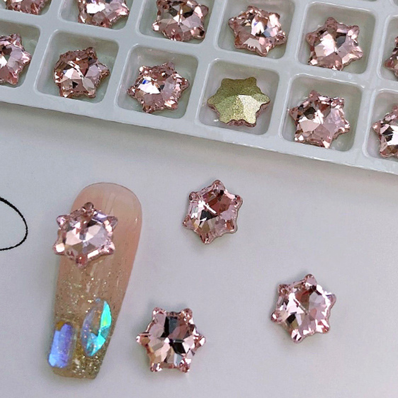 04 pink [snowflake 8MM]]