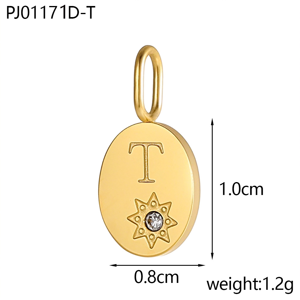 Diamond medal letter-t