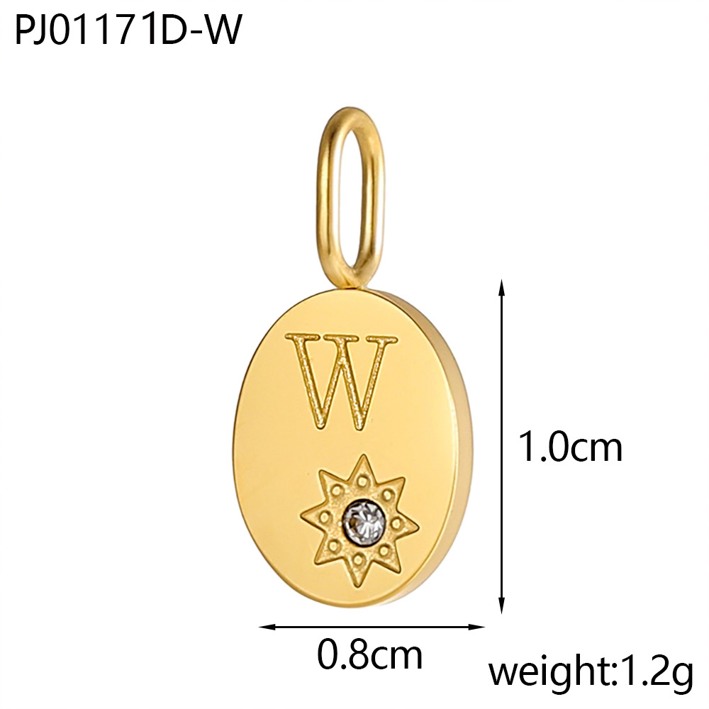 Diamond medal letter-w