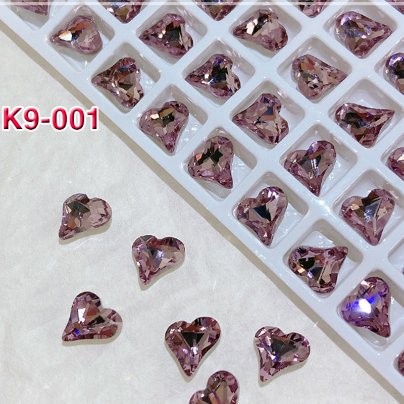 K9-001 [small Crooked Heart 8*9mm]]