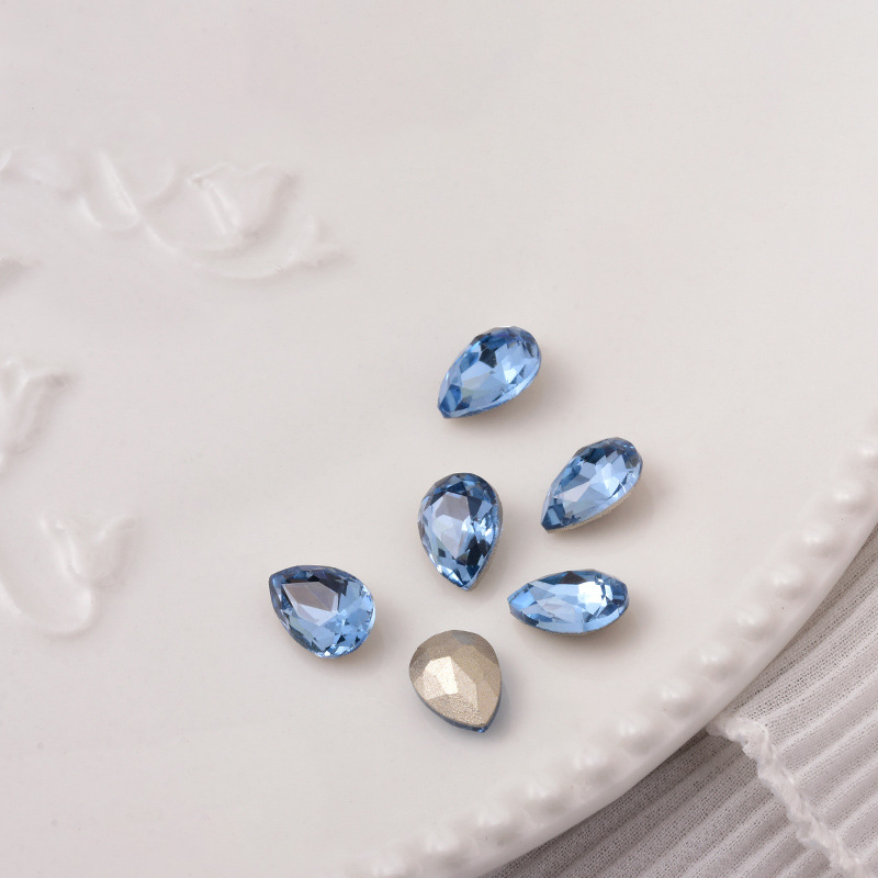 12 light blue [water drop 7*10]]