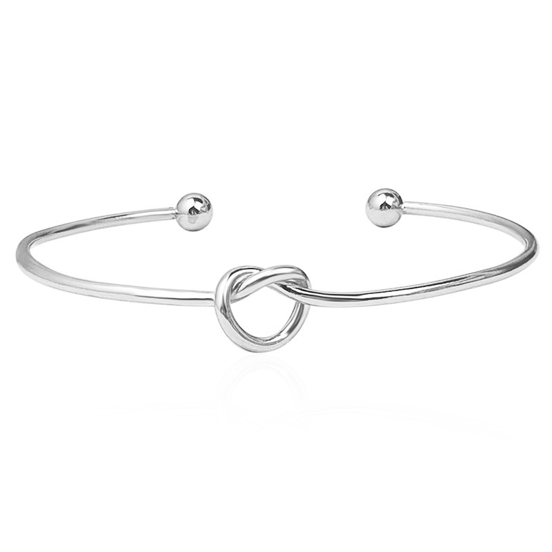 Silver Knotted Bracelet