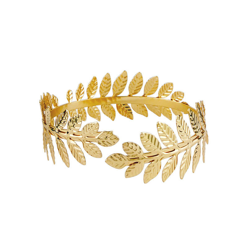 Golden Leaf Arm Ring