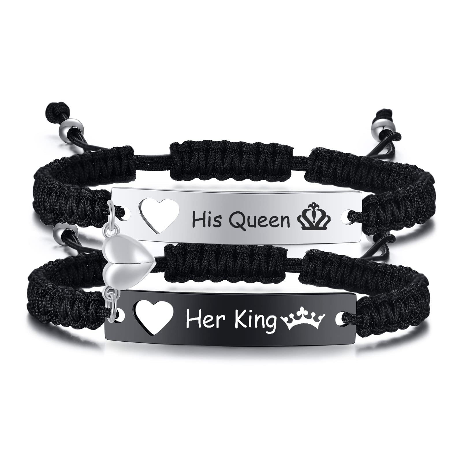 Hollow Heart Black and White queen