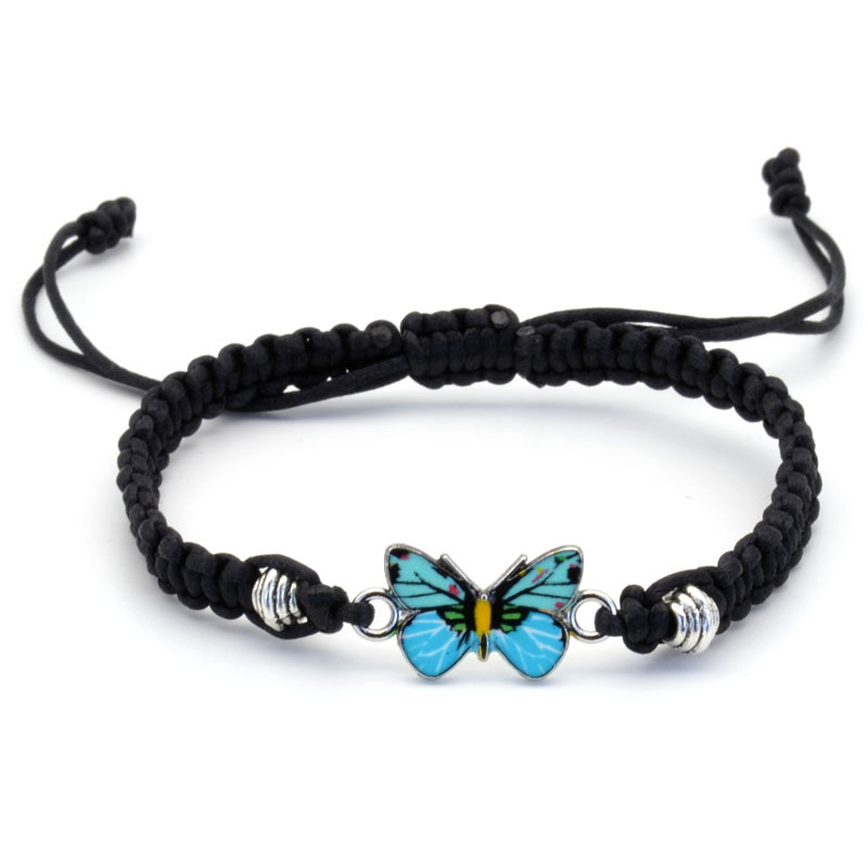 Black Line Blue Butterfly