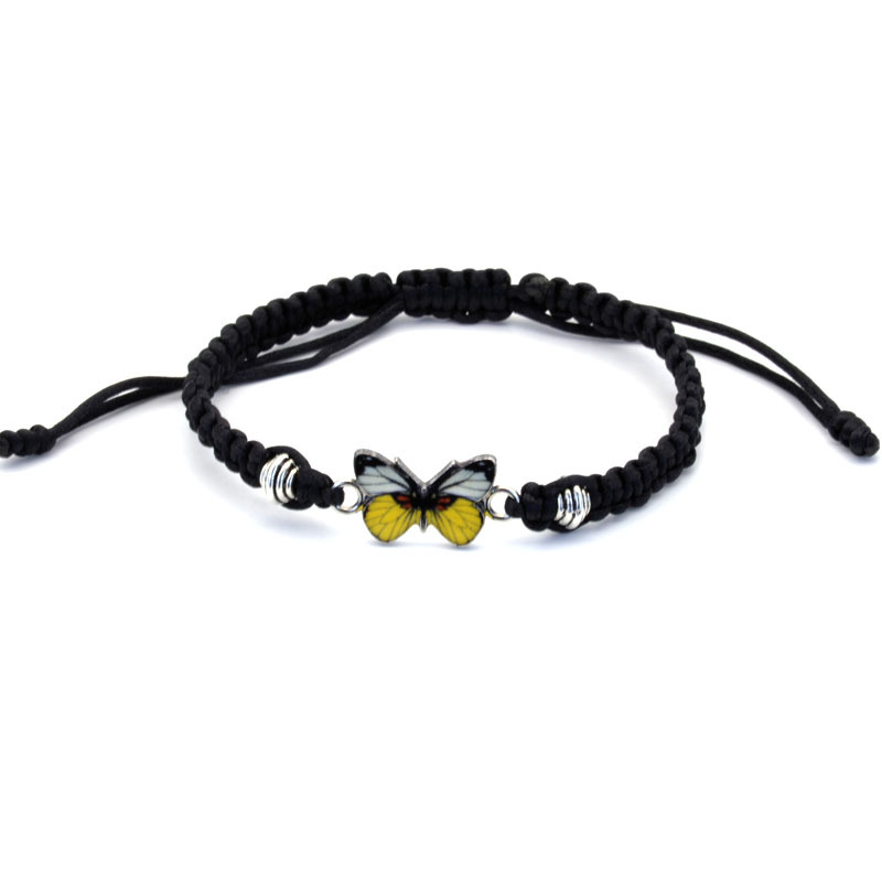 Black Line Yellow Butterfly
