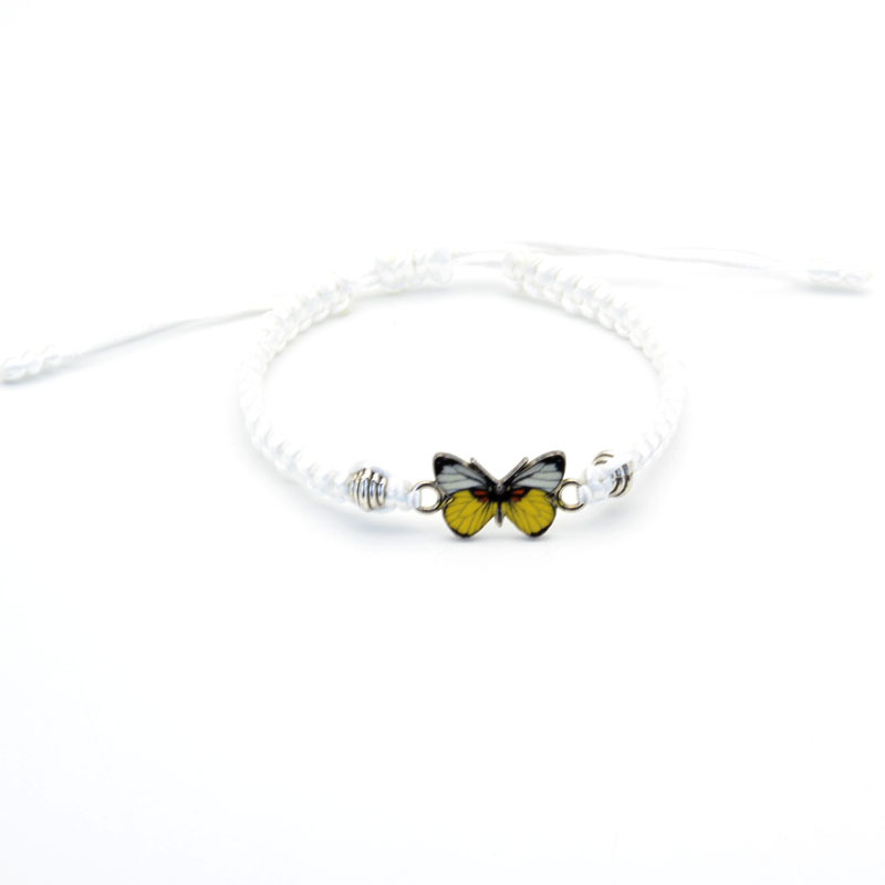 White Line Yellow Butterfly