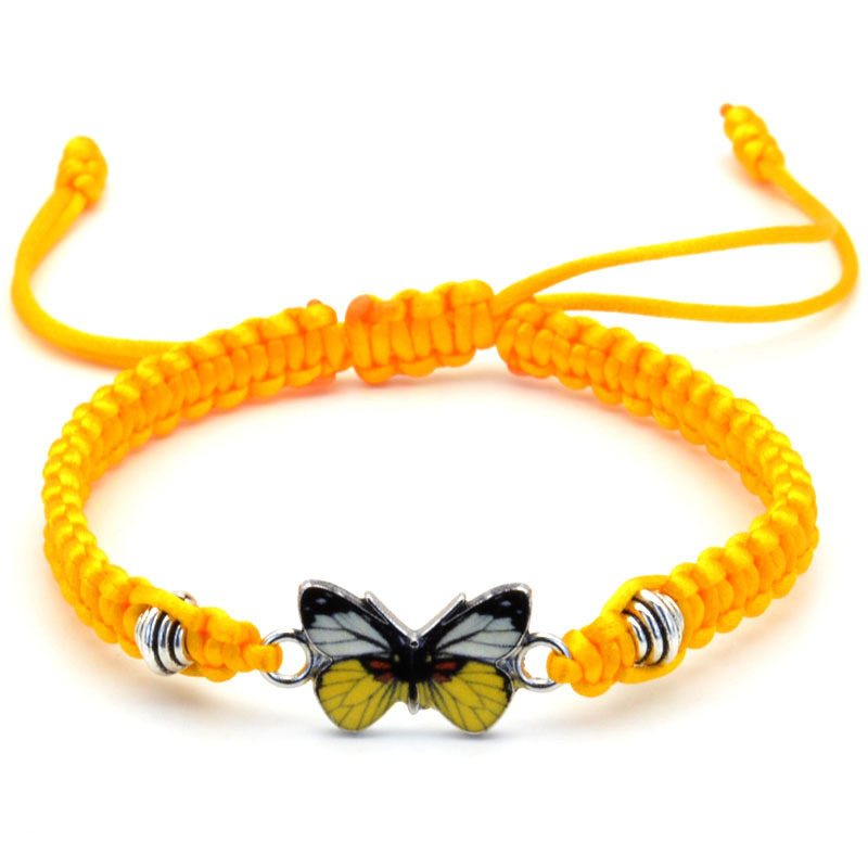 Yellow line yellow butterfly