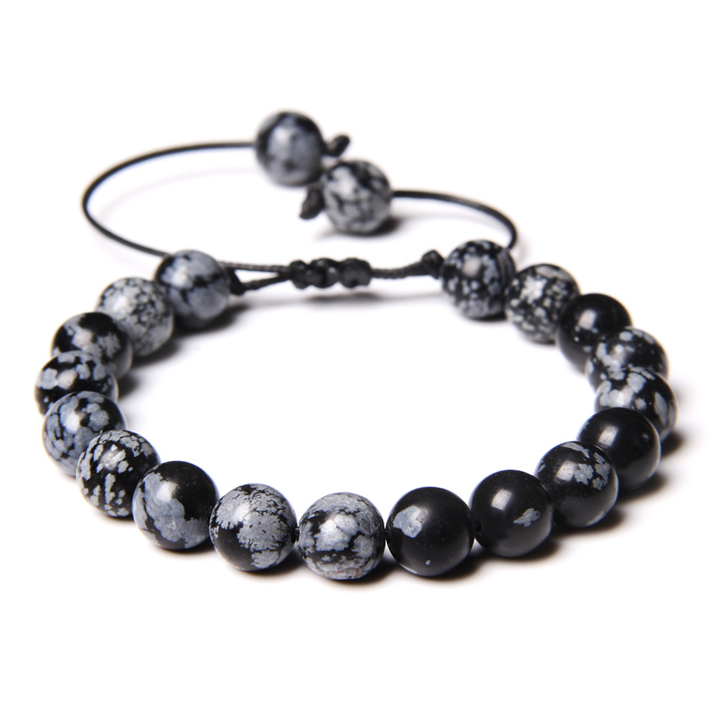 obsidienne flocon de neige